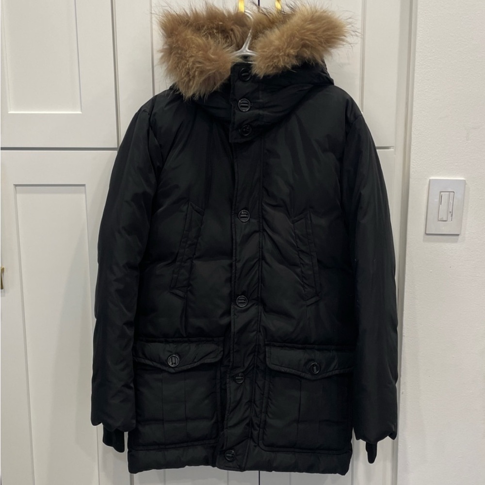 Mackage Bryan Down Filled Men’s Black Parka Size 38